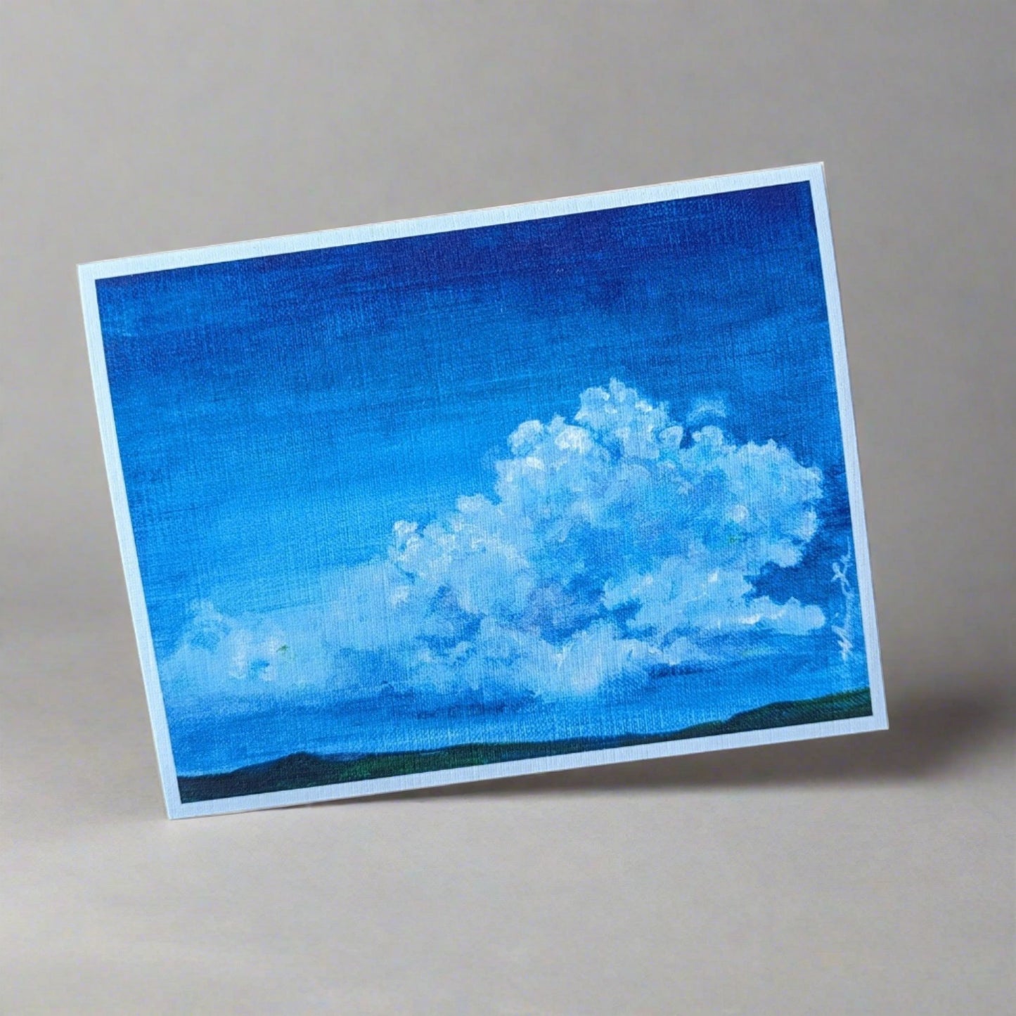 Turbulent Cluster Greeting Card by Nhien La