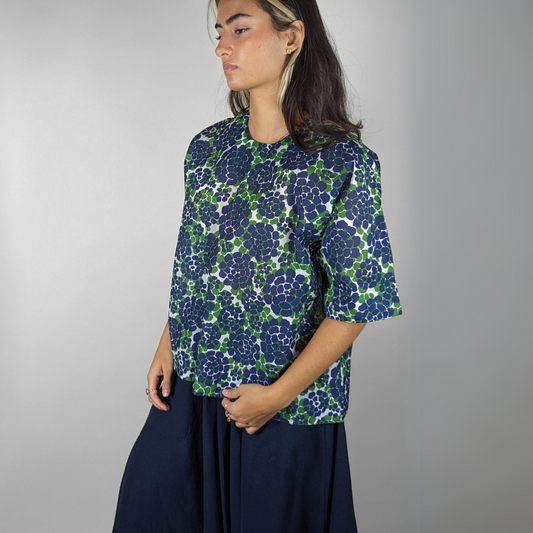 The Moonstone Shirt - Navy Floral