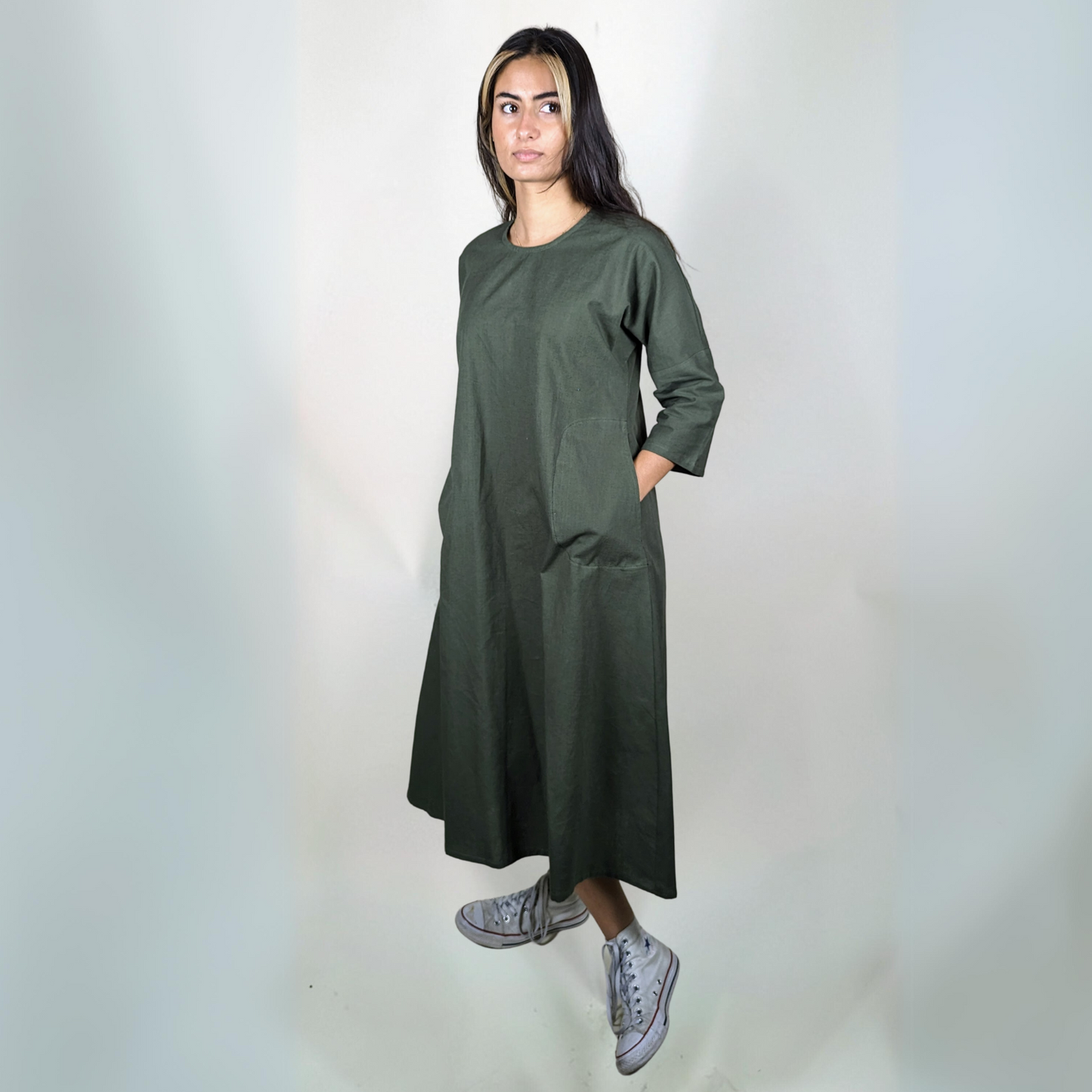 The Weekend Dress - Olive