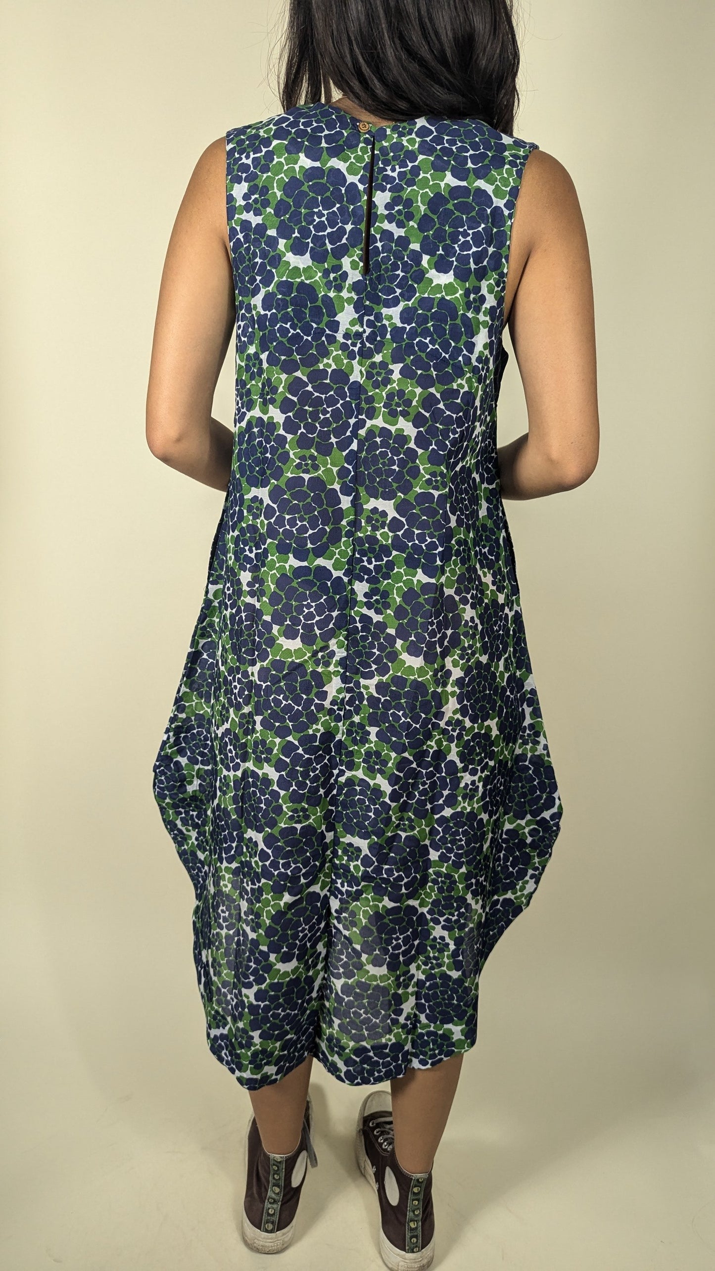 Halfmoon Dress - Navy Floral