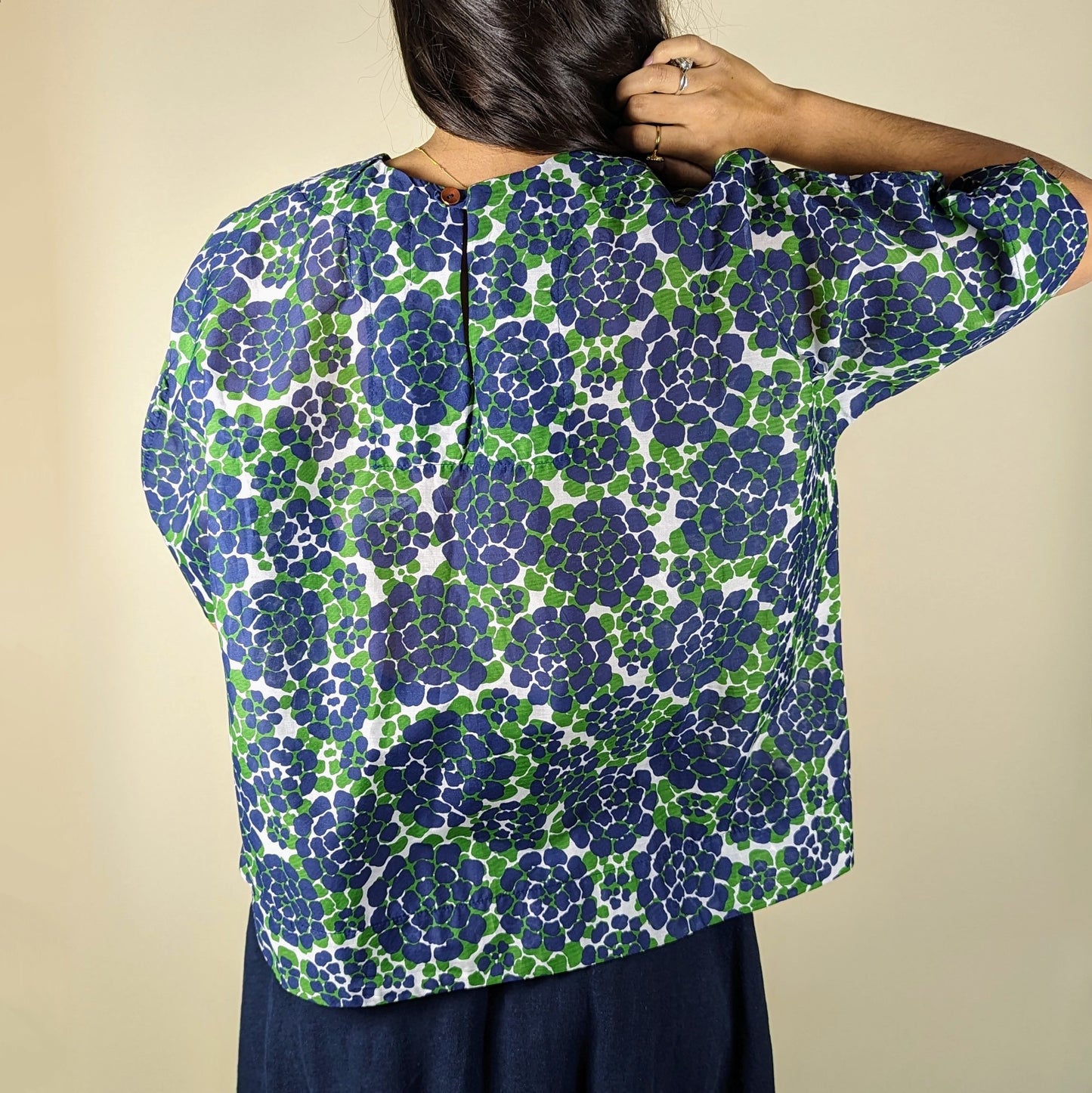 The Moonstone Shirt - Navy Floral