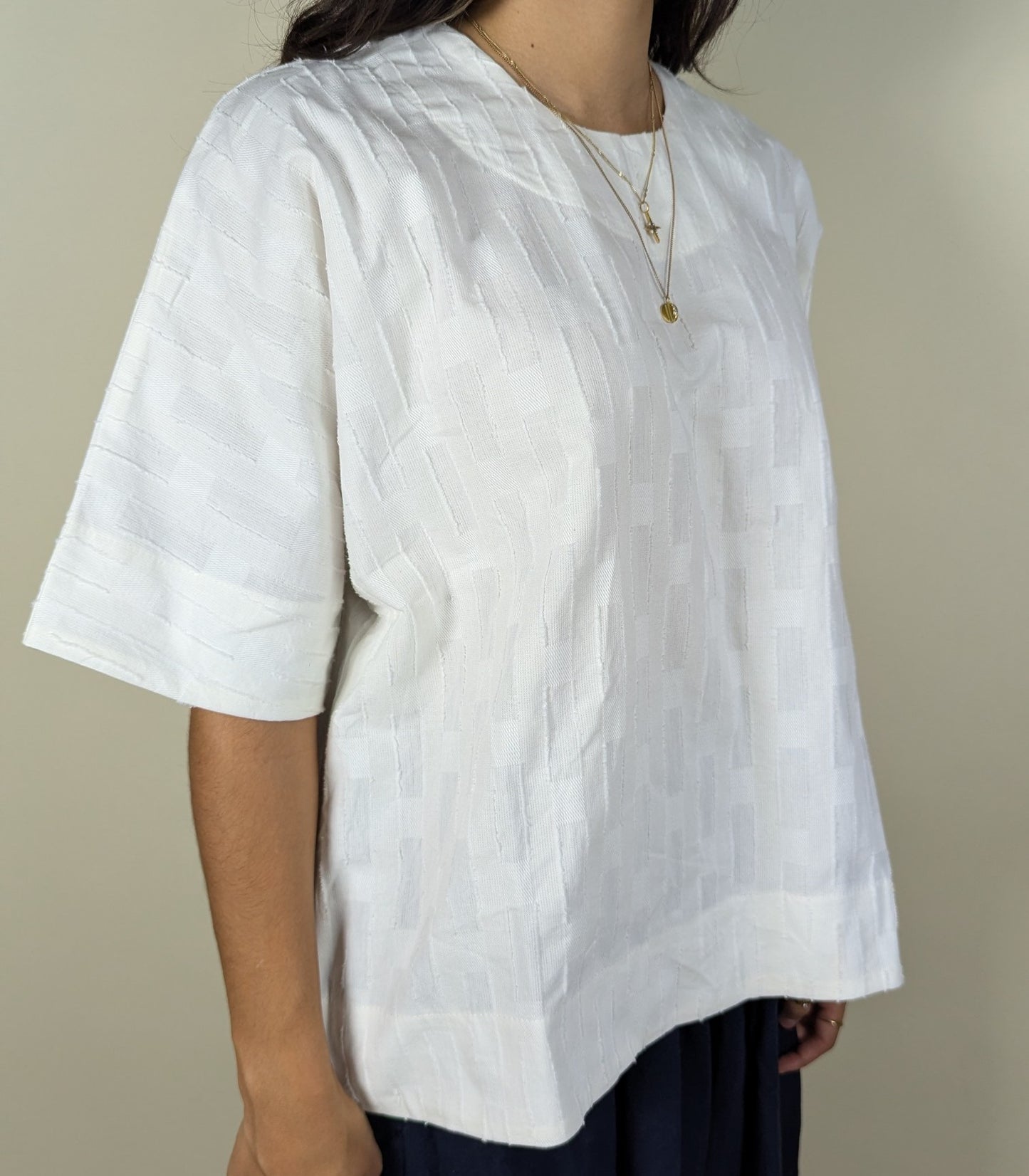 The Moonstone Shirt - White Texture