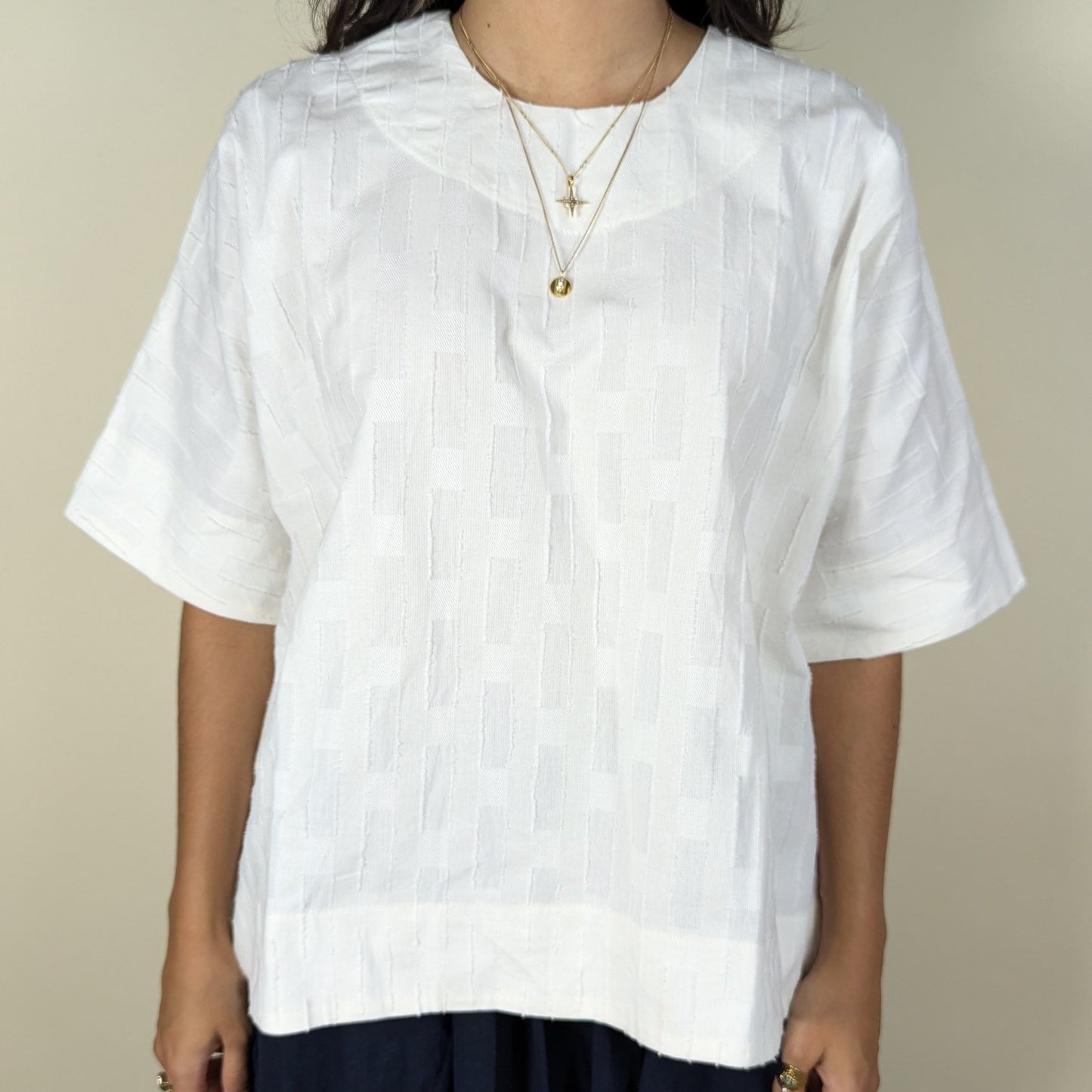 The Moonstone Shirt - White Texture