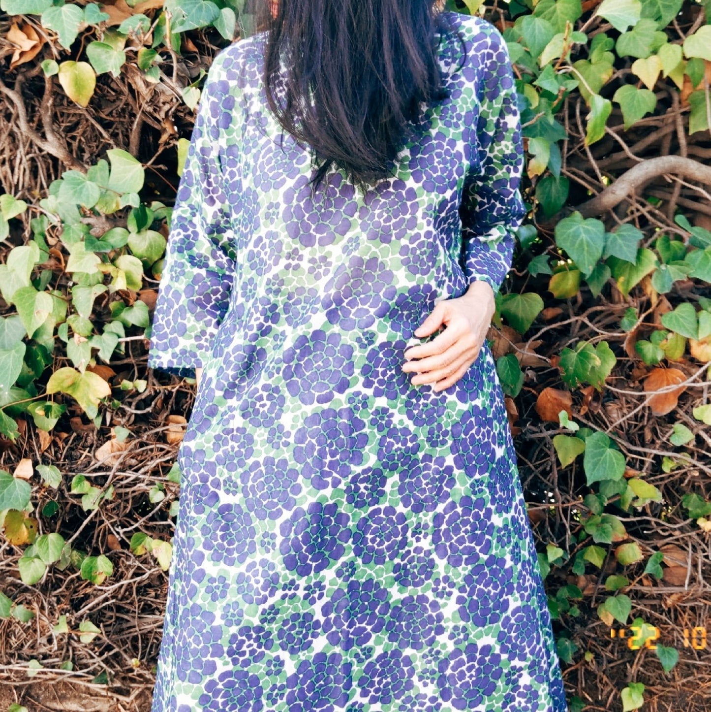 The Weekend Dress - Navy Floral